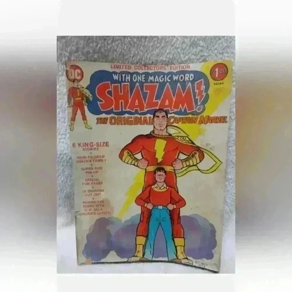 Vintage 1973 Comic Book WITH ONE MAGIC WORD SHAZAM! Summer Edition C-21 32154 - Picture 1 of 3
